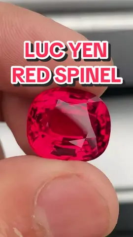 WORLD CLASS RED SPINEL FROM LUC YEN #ngocangems #gemstone #craft #jewellery #explore 