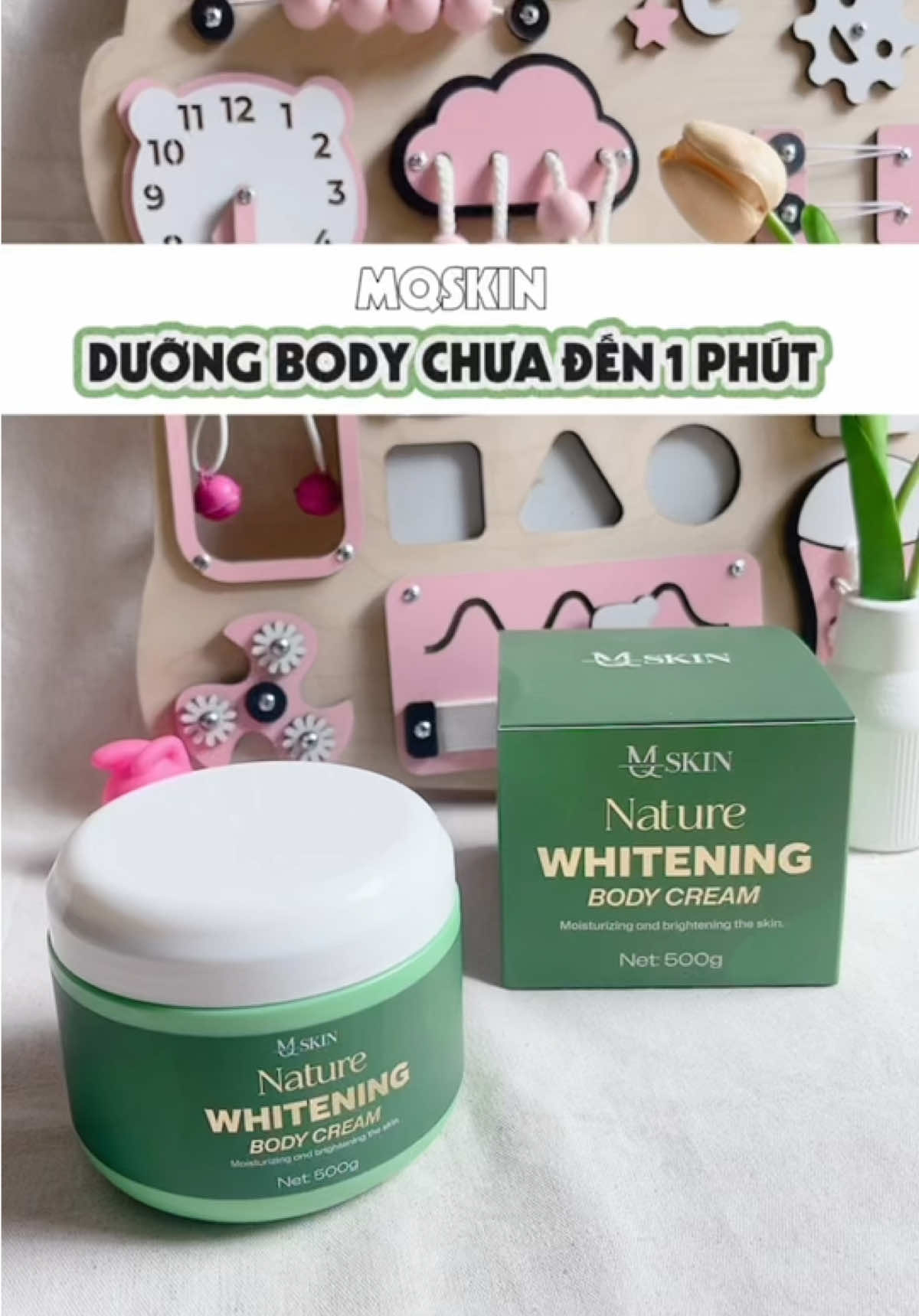 Dưỡng trắng, cấp ẩm, bật tone mỗi ngày #MQSKIN #duongda #ZZP #skincare #xuhuong 