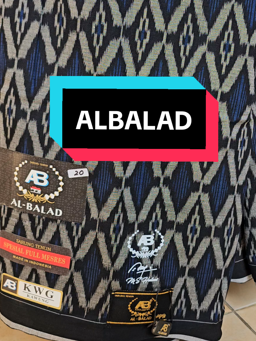 albalad motif kwg #sarung #albalad #kwg #fyp #keranjangkuning 