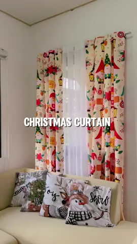 Aesthetic Christmas curtain #curtain #3in1curtain #christmascurtain 