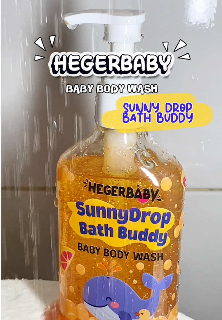 LF: Bubble bath for your toddler? 🛁  Try Hegerbaby SunnyDrop Bath Buddy Baby Body Wash  Super bula at bango nitong baby body wash na to. Perfect sa mga active nating toddler. No more amoy pawis! #HEGERBABYSunnyDropBathBuddy #BabyBodyWash #HegerbabyToddlerBodyWash #BubbleBathSoap #creatorsearchinsights 