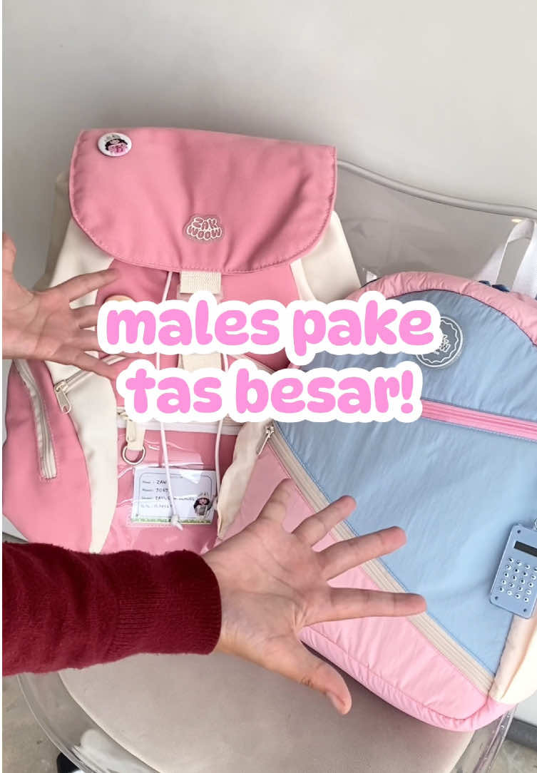 yang males bawa tas besar... Ziggy solusinya!👀☝️ siapa nih yang mau punya Ziggy? ABSEEEN! #backpack #ransel #backtoschool #tassekolah 