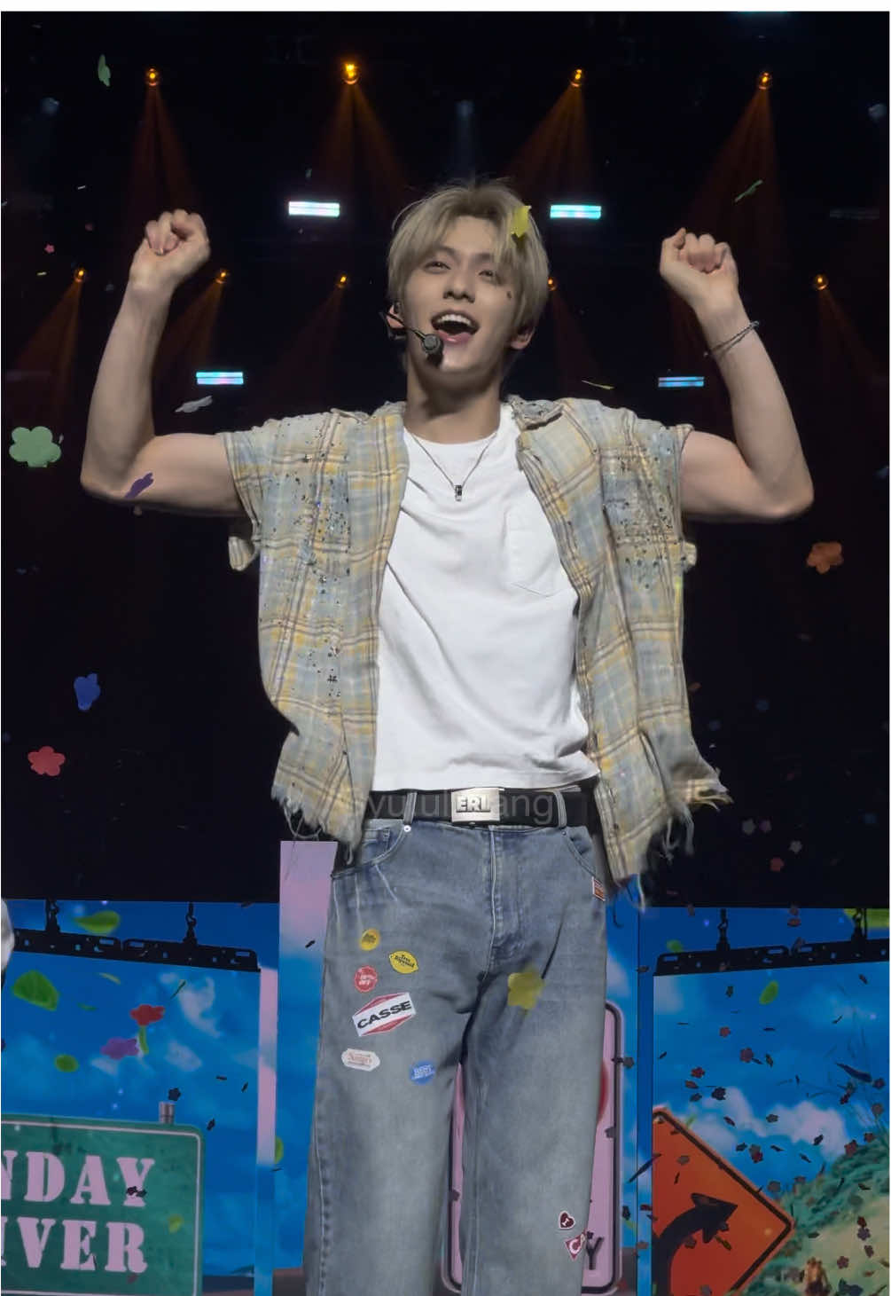 He shines the brightest on stage 🥹💛 #tomorrow_x_together #txt #txtmoa #soobin #kpopfyp soobin sunday driver act tomorrow concert in Atlanta 