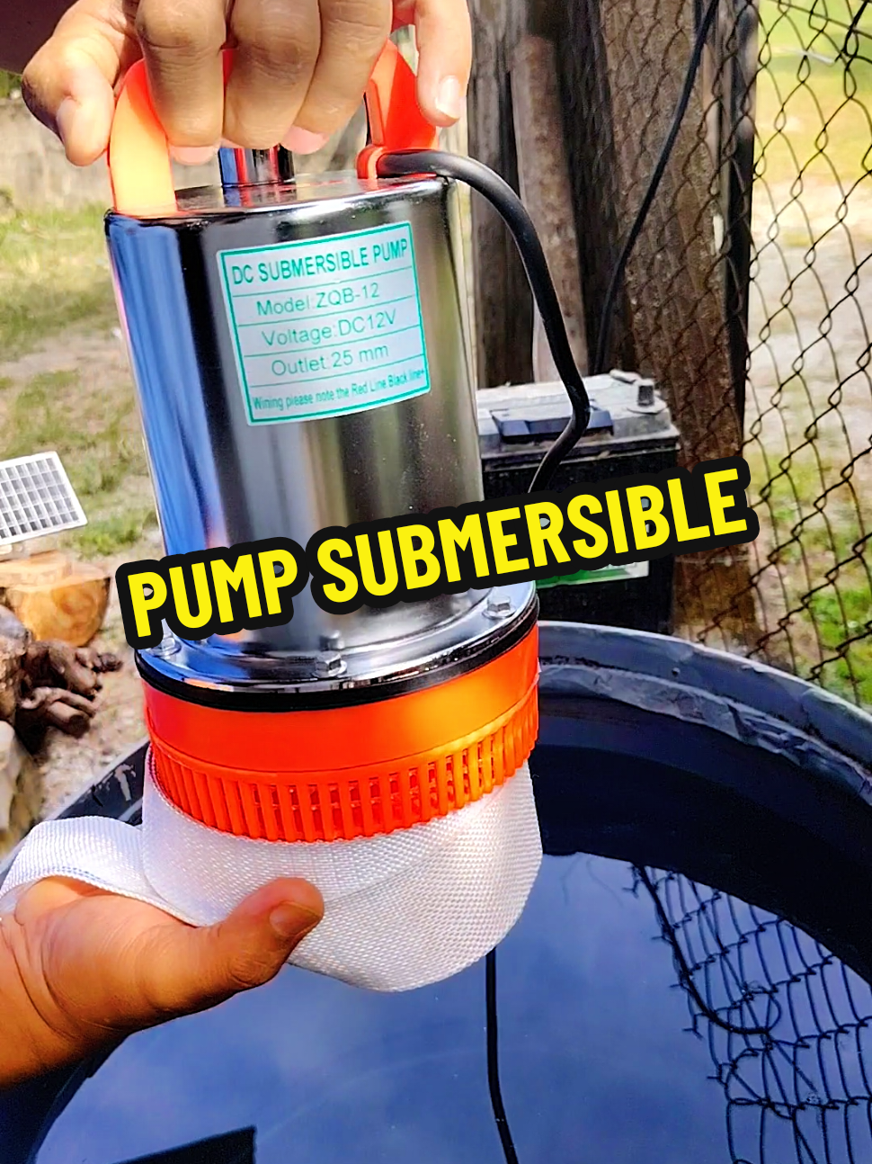 Pump submersible 12v sesuai untuk Kali camping, kebun2 Tanaman. #pumpsubmersible #submersible12v #pumpairkolam #pumpair #submersiblepump 