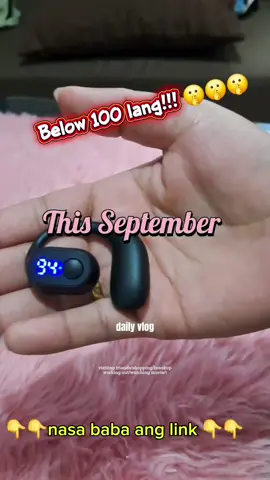 walang ka sa hulog! 😂  #fyp #foryoupage   #Xrlifego New R9 Wireless Bluetooth Earphone High Battery Long Range, Digital Display Does Not Enter Ear Air Conduction Motion Single ear headset