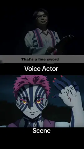 Kyojuro Rengoku and Akaza Japanese Voice Actor🇯🇵 #Anime #akaza #rengokukyojuro #voiceactor #japanese 