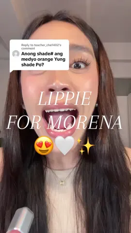 Replying to @teacher_cha1402 LIPSTICK FOR MORENA GIRLS 🤍😍#binibiningalex 