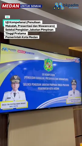 Uji Kompetensi melalui melalui Uji Kesesuaian Jabatan (Job Fit) Seleksi Pengisian Jabatan Pimpinan Tinggi Pratama Pemerintahan Kota Medan  #pemkomedan #medanuntuksemua #bkpsdmkotamedan #jptpratama 