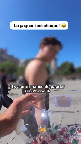 Le gagnant est choqué ! 😂