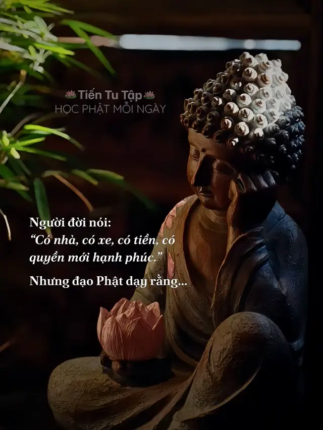 Người ta luôn diễn giải hạnh phúc là... #phatphap #phatphapnhiemmau #tientutap #phatphapvadoisong #hocphatmoingay 