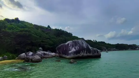 When the sea meets serenity #adiwanamemories  #senubinggeosite #JelajahLiburan  #natuna 