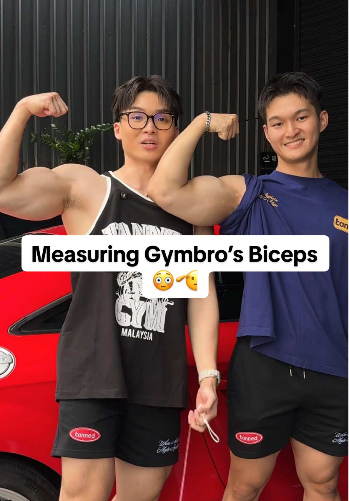 The 3rd guy wanted me to measure something else 😳📏 Measuring Biceps ep.3  . . . 👹The Best Protein & Supplements @Mutant MY  Code: GIN for 20% off 🌞The Most Aesthetic Gym Clothes @tanned apparels  Code: GIN for 10% off #biceps #measure #Fitness #gymbro