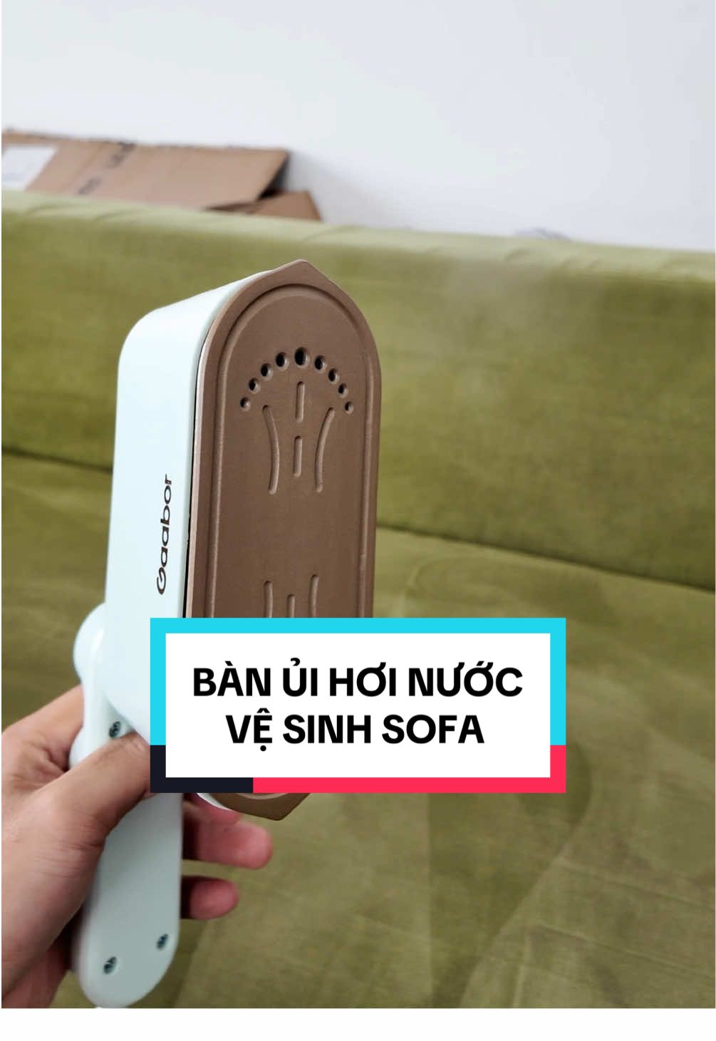 Tips dùng bàn ủi hơi nước để vệ sinh sofa #AVHome #Gaabor #SuperBrandDay #banuihoinuoc #banuihoinuoccamtay 