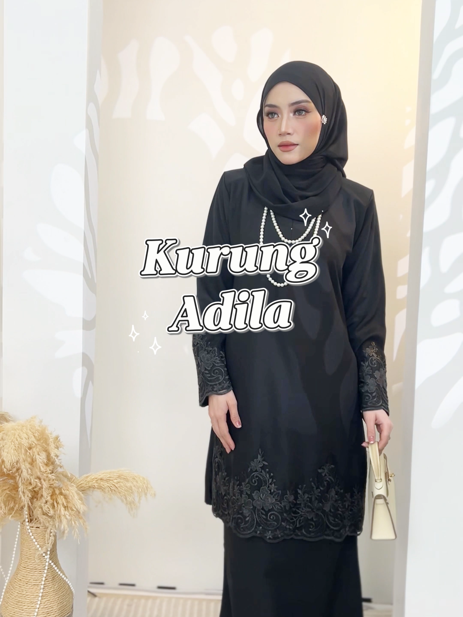 Kurung Adila Black 🖤 memang nampak eksklusif !! harga dia murah giler, khas dalam live je! 😍✨Join live cepat & drop size sebelum habis !! #zoellacouture #kurungsulam #kurungcantikmurah #fyp #tiktokshop