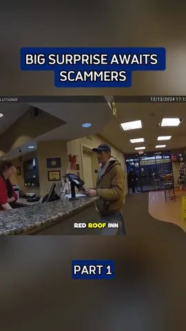 Big surprise awaits scammers! Part 1 #viral #copsoftiktok #police #cops #bodycam 