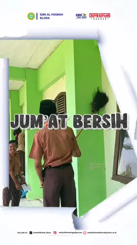 Kegiatan Jum’at Bersih #smkbisa #smkhebat #kebersihan #sekolah 