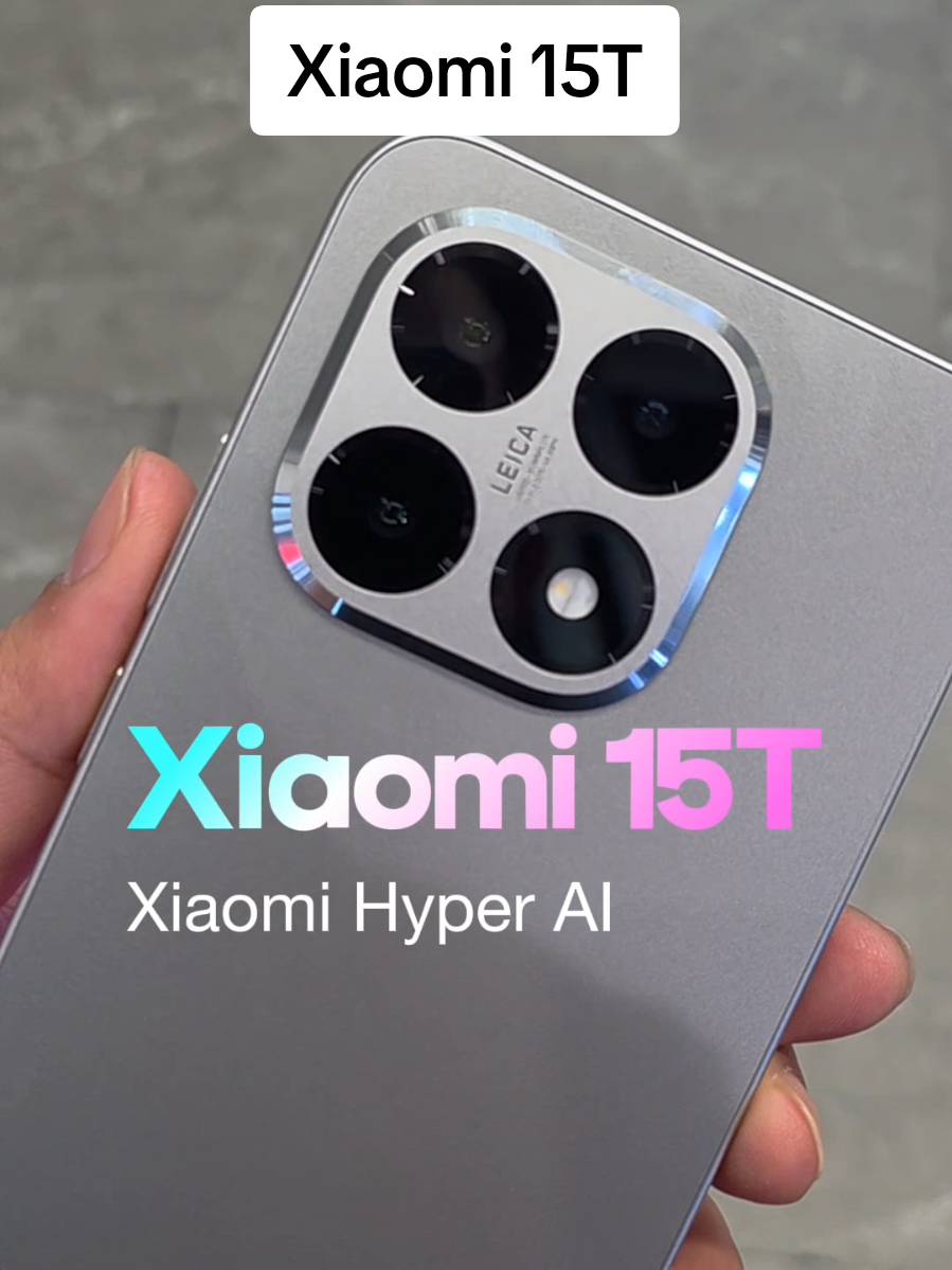 Xiaomi 15T  มี 2 รุ่นให้เลือก  12+256GB = 15,990 บาท 12+512GB = 17,990 บาท สเปก  • หน้าจอ 6.83