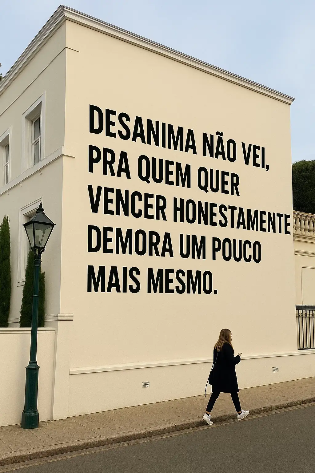 Vencer honestamente não é rápido, mas é eterno. ✨ Enquanto uns correm pelo atalho, a gente constrói no tempo certo. #CorteCerteiro #MotivaçãoDiária #MindsetDeVitória #ForçaENeverDesiste
