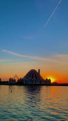 Masjid 99 Kubah + Sunset 🫶🏼🌅😇#pantailosari #makassar #sunset 
