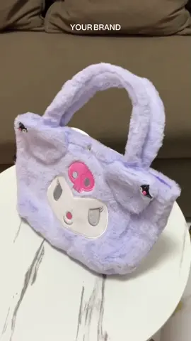 Japan Sanrio Kawaii tote bag featuring Cinnamoroll, My Melody, and Kuromi! A cute and stylish plush bag perfect for everyday use. 🎀✨