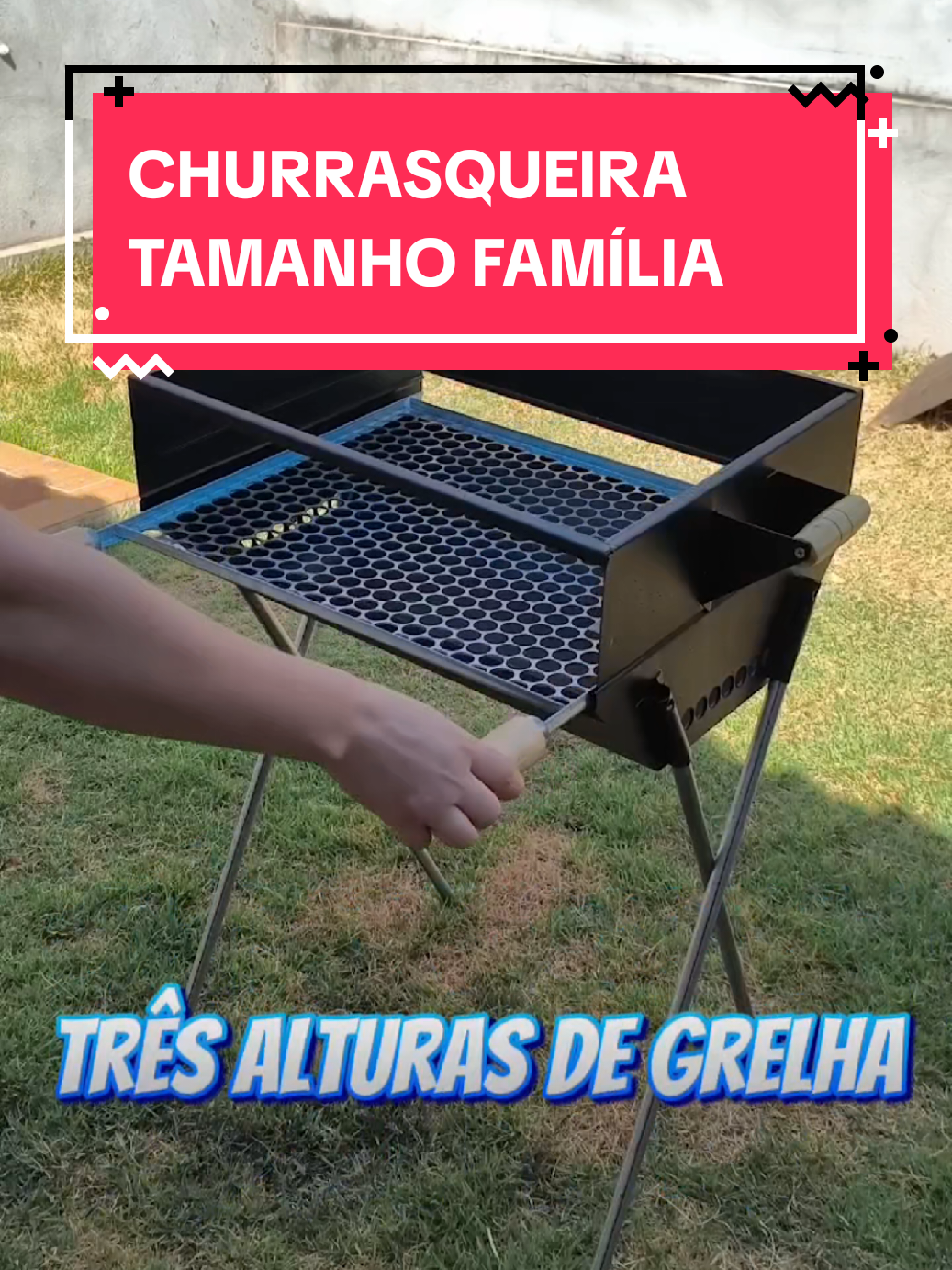 churrasqueira tamanho família  50x40  #churrasqueiramovel 