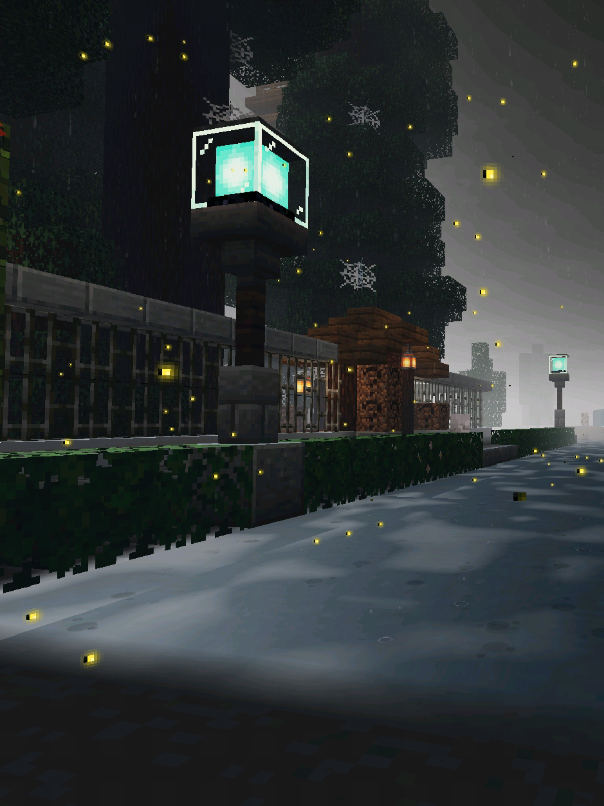 Shader minecraft bedrock 1.21.100 No vibrant visual resources pack only link in [comment] #fyp #Minecraft #bedrock #foryoupage #mcpe 