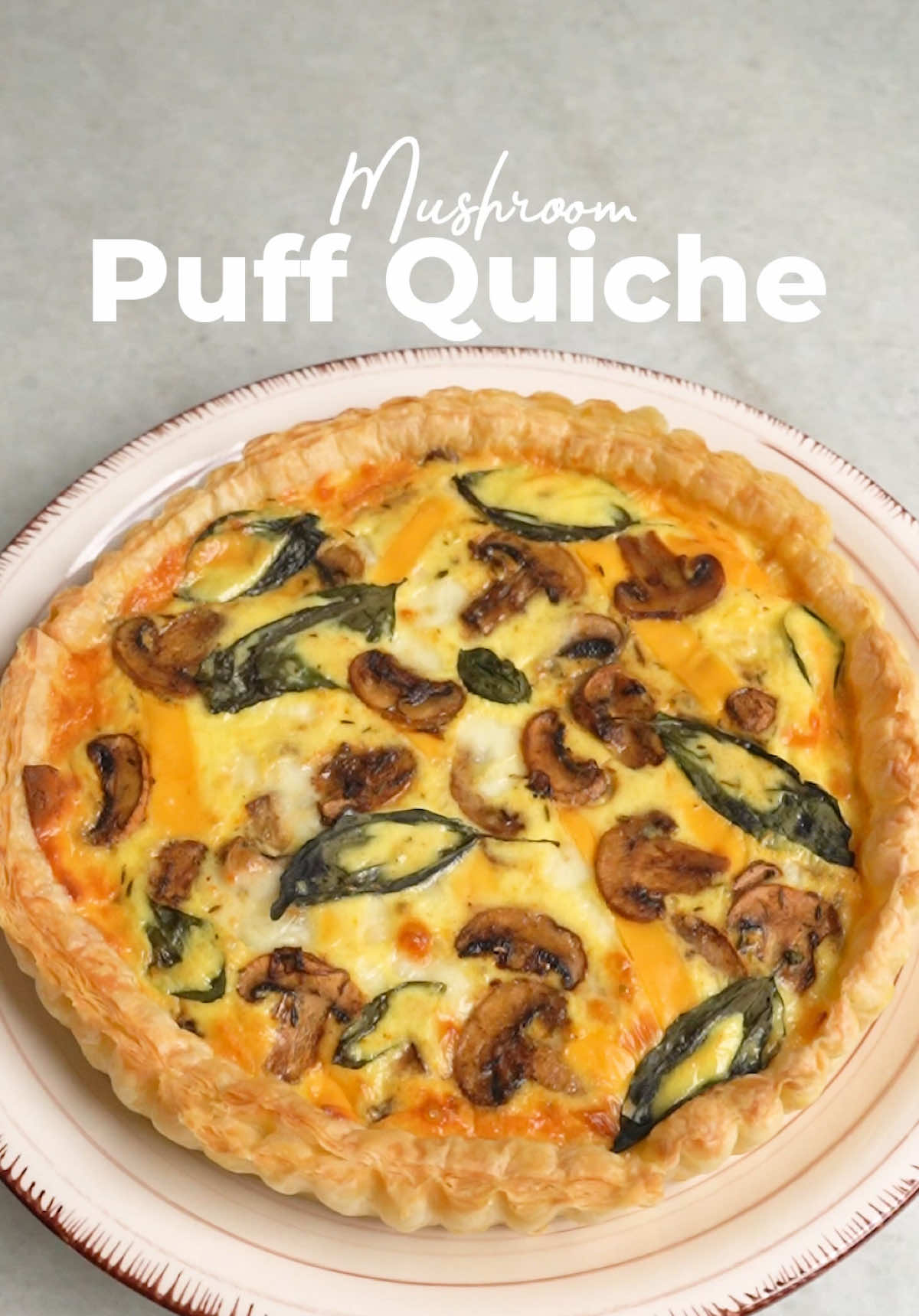 Mushroom Puff Quiche, but kamu yang suka jamur wajib coba resep ini 🥰 #didapurecohome #mushroomquiche #ovenplatinum #pietart #resepbaking 