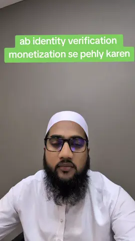 Replying to @daily.vlogs2329  identity verification before monetization  #umairtiktokwala #tiktokearning #tiktokearnings 