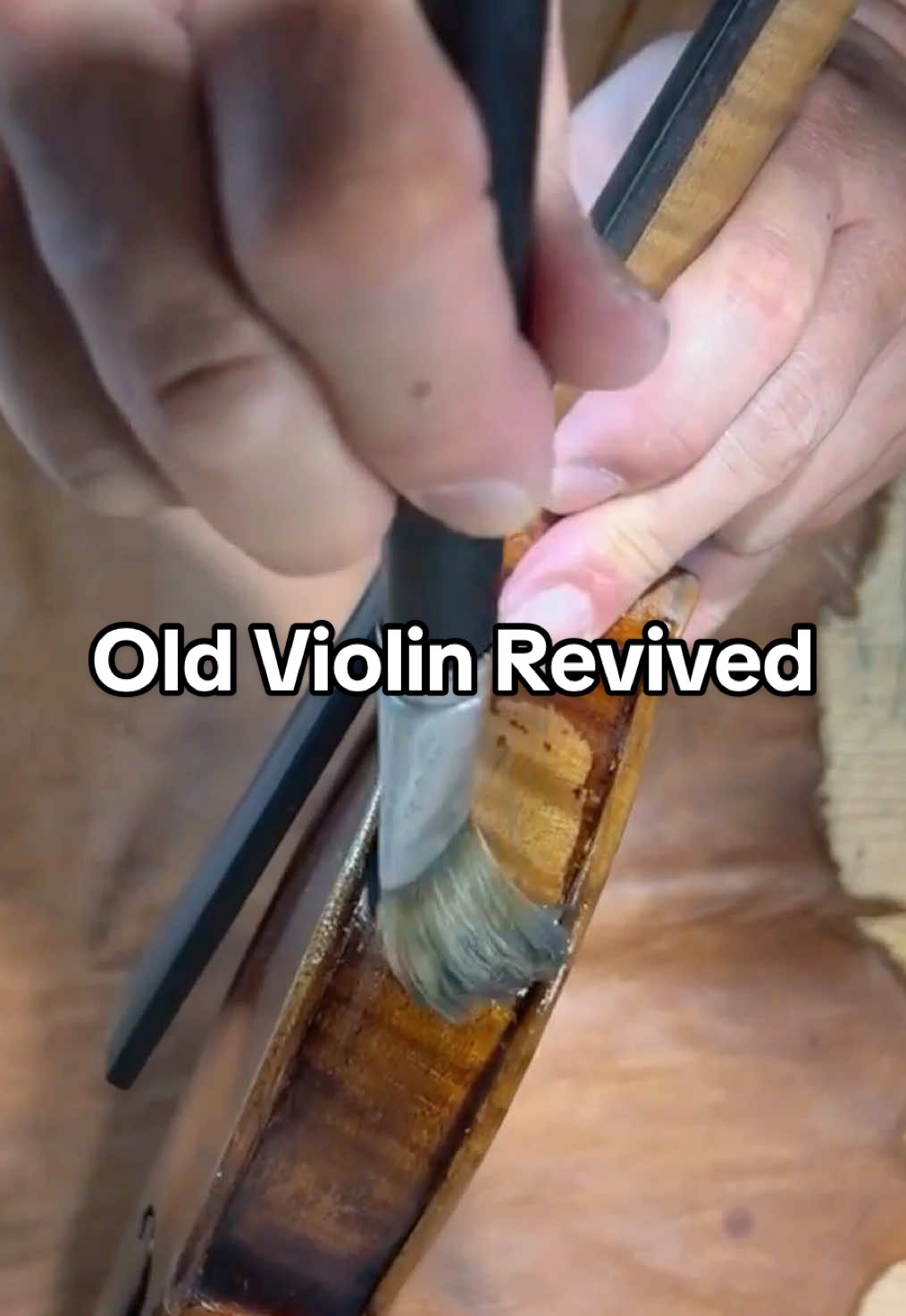 Customer’s Old Violin Revived! (ASMR) 🎻✨#asmr #oldisgold #violin 