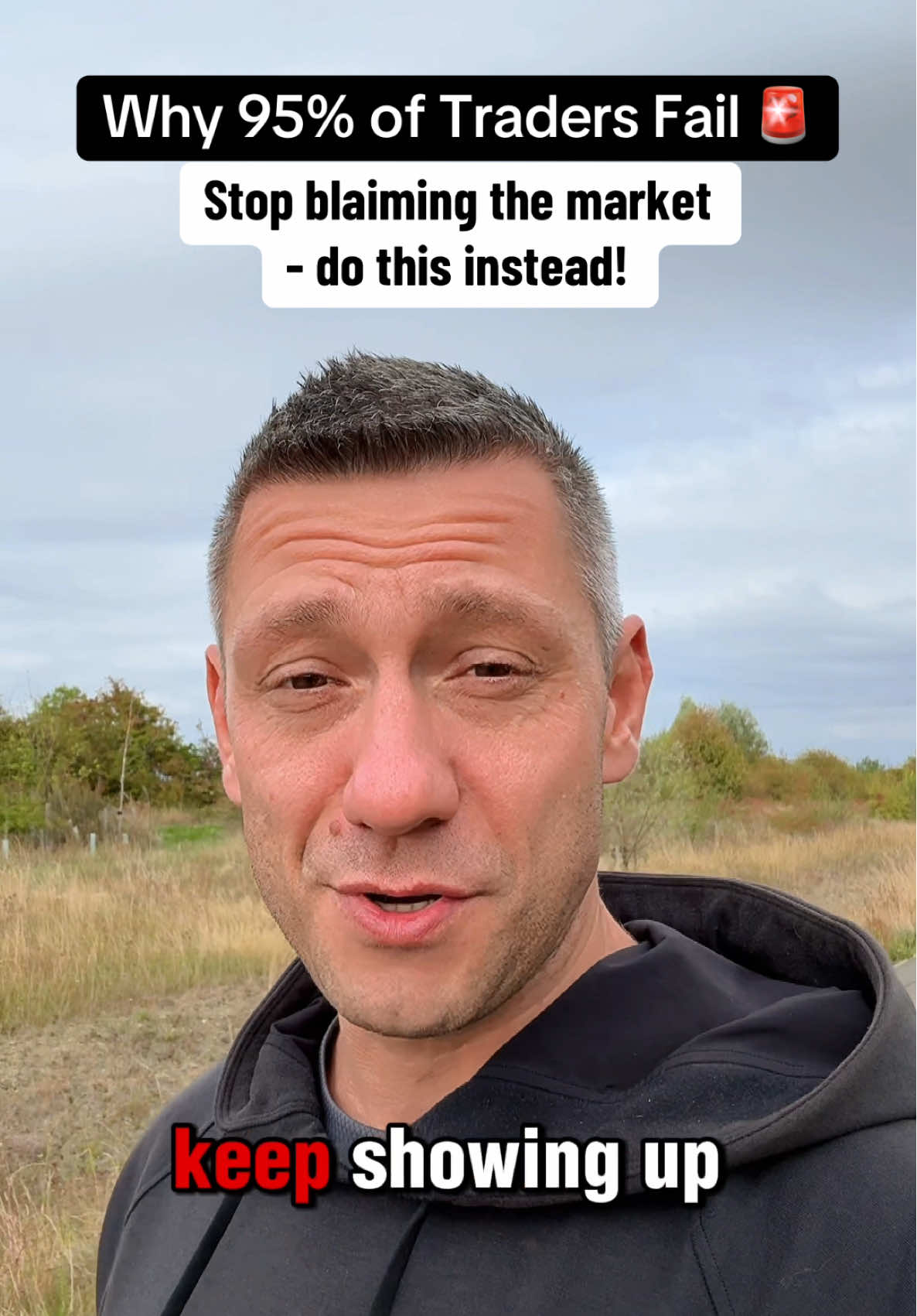 Why 95% of Traders Fail 🚨 (And How You Don’t Have To)  Most people think trading is about being smarter than the market… but it’s really about discipline.  This is a journey, not a quick win. Show up every day and you’ll already be ahead of the 95%.  #t#tradingtipsm#mindsetd#daytradingdiscipline #stockmarket 