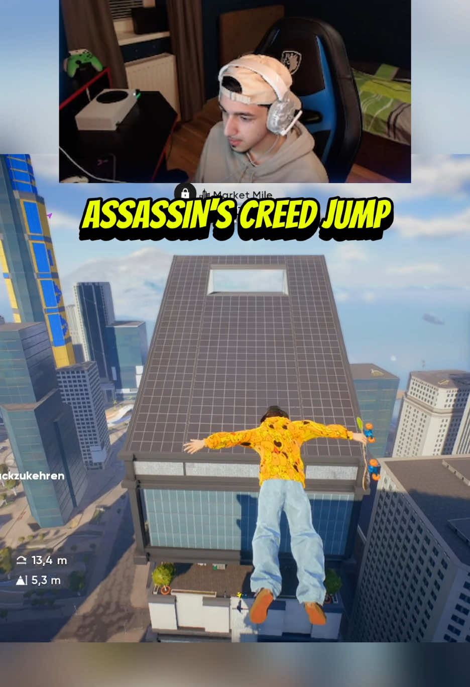 AC Leap of Faith x Skate. 🤯#skate #skate4 #gaming #fyp @skate. 