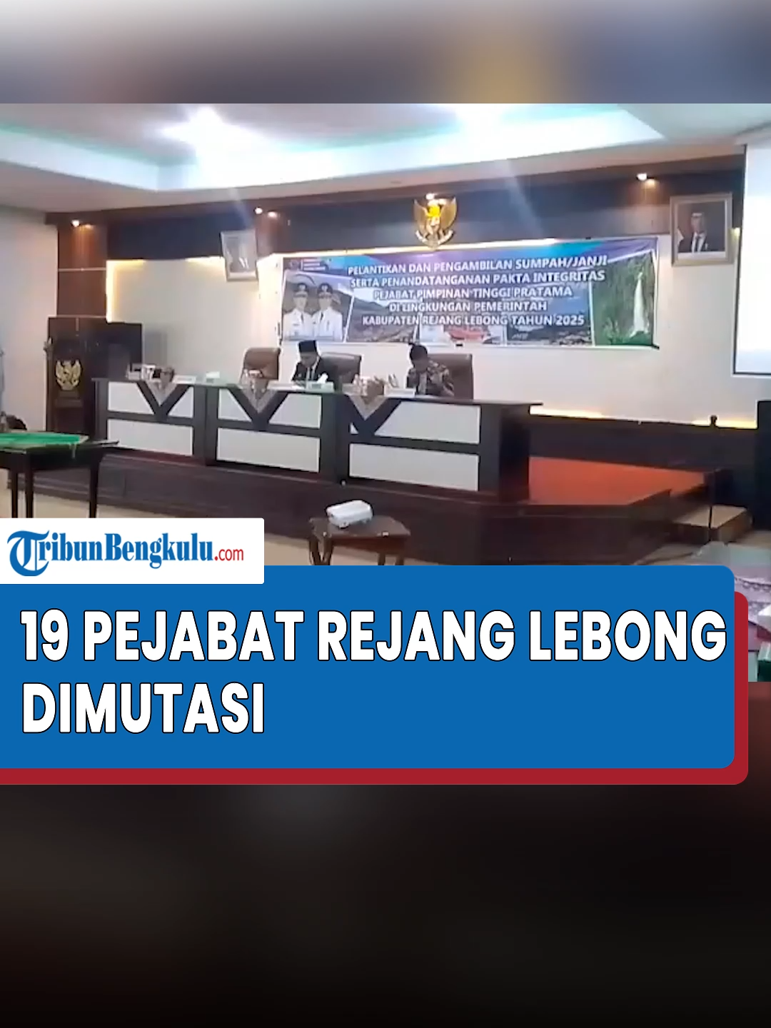 Mutasi Pejabat Rejang Lebong Daftar 19 Pejabat Dilantik, Ada Wajah Baru dari Kepahiang & Lebong SHORT