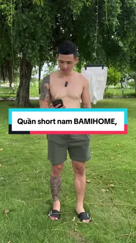 Quần short nam BAMIHOME, Chất liệu vải nỉ Chân Cua Co giản Thoải Mái mát mẻ ❤️#xuhuong #thoitrangnam #quanshortni #bamihome 