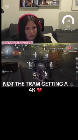 NOT BELLA SINGING SODA POP AND THE TRAM GETTING A 4k - join my stream to be in the next 2v8 🩷 #IdentityV #idv #idv5 #idvgame #idvmemory 