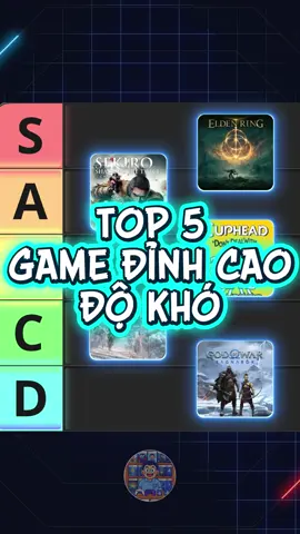 Top 5 game hardest in 2025🔥🥇Anh em đã từng mấy con boss này hành chưa??? cmt tui biết với nhá#game #sekiro #eldenring #cuphead #darksouls3 