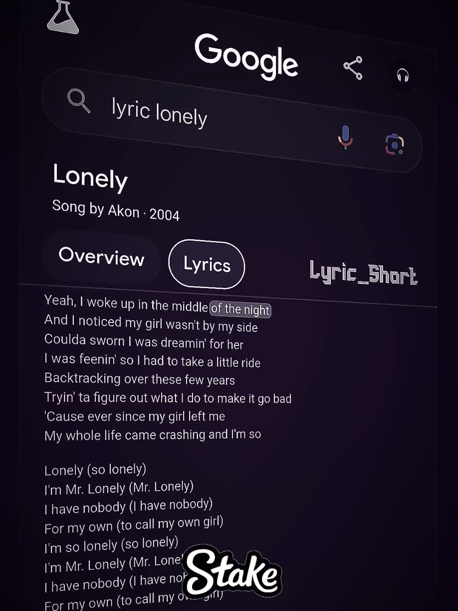 Lyrics - Lonely >>> 🎧 ‎#akon  #song #fyp #foryoupage #lyric_short ‎ ‎