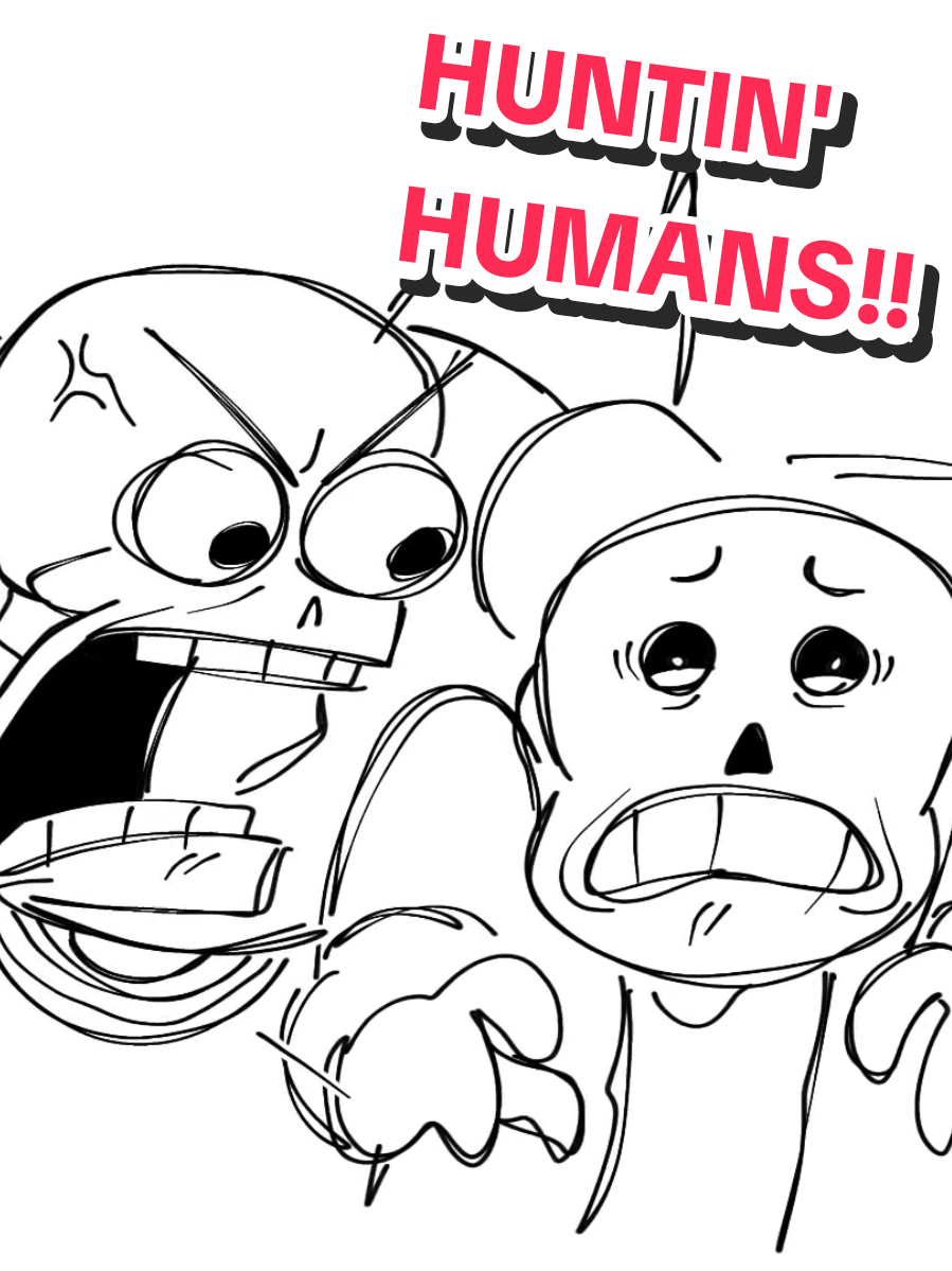 @paciofd An animatic of @paciofd and JamsDX's Huntin' Humans song #fyp #tiktok #undertale #sans #papyrus 