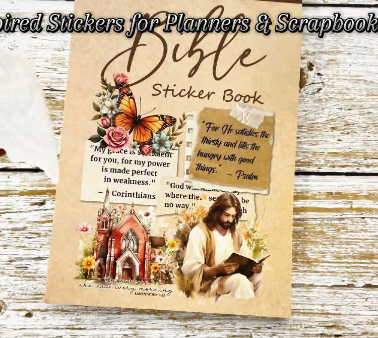 Stickers for Faith Journaling & Spiritual Crafts. 📖#FallFreshness #TikTokShopBlackFriday #journaling #junkjournal #tiktokmademebuyit