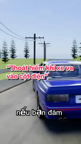“Cách an toàn thoát ra khỏi xe khi va chạm với cột điện và dây điện rơi xuống”#xuhong #fyp 