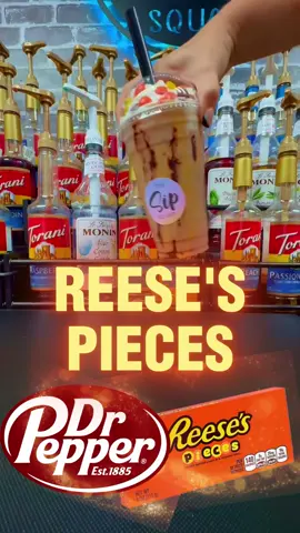 POV: Your Dr Pepper just became a Reese’s Pieces DP. You’re Welcome 😉 #dirtysoda #sipsquad #drinktok #drpepper 