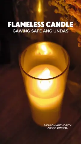 Gawing safe ang Undas Ngayon 2025 l Ziyang Candle in Acrylic Glass Led Flameless Candle l #flamelesscandle #candles #undas #undas2025 