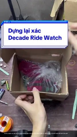 Dựng lại xác Decade Ride Watch #kamenrider #ridewatch #kamenriderzio #zikudriver #fixtoy 
