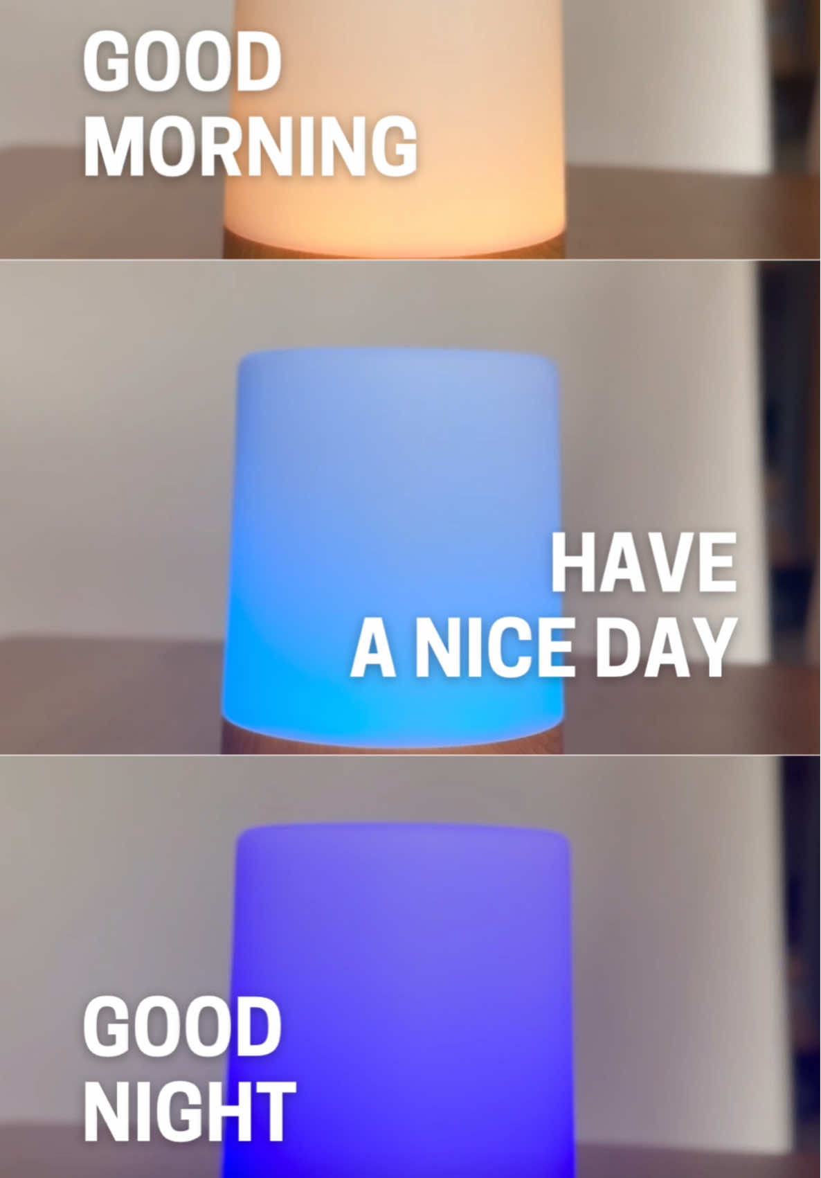 ✨ One touch, a world of connection ✨ Send a little light for every moment of the day 🌅☀️🌙 💛 Morning greetings 💙 Mid-day wishes 💜 Nighttime goodbyes With every color, your loved ones feel you’re right there. 💡💌 #LuvLink #LuvLinkofficial #StayConnected #FriendshipLamps #MagicLamps                         