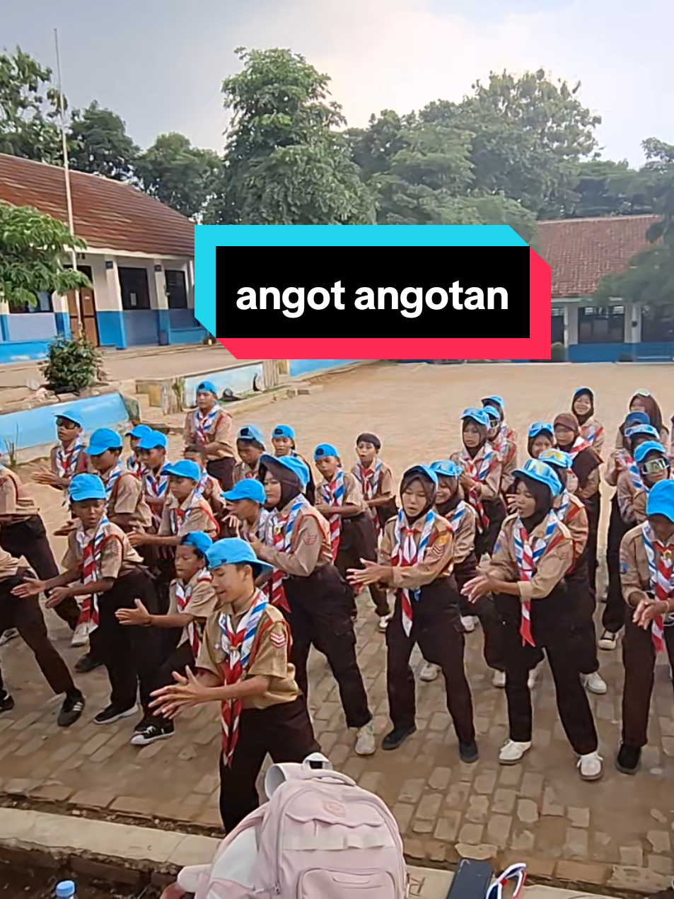 angot angotan😁😆#smpn1sajira #passura #pramuka 