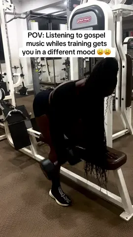 #training with gospel hits different #gym content#Fitness