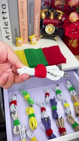 Dây dán quấn dây điện, dây cáp tiện lợi #xuhuong #dodungtienich 