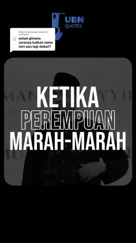 Replying to @keluarga cemara  Tips meredakan amarah istri #UBN #keluarga #suamiistri 