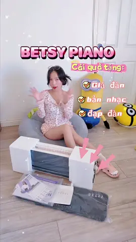 Một cây đàn piano gấp có thể cải thiện chỉ số hạnh phúc của tôi và có thể mang ra ngoài chơi.#piano #betsypiano #betsyb170 #钢琴 #pianocover 