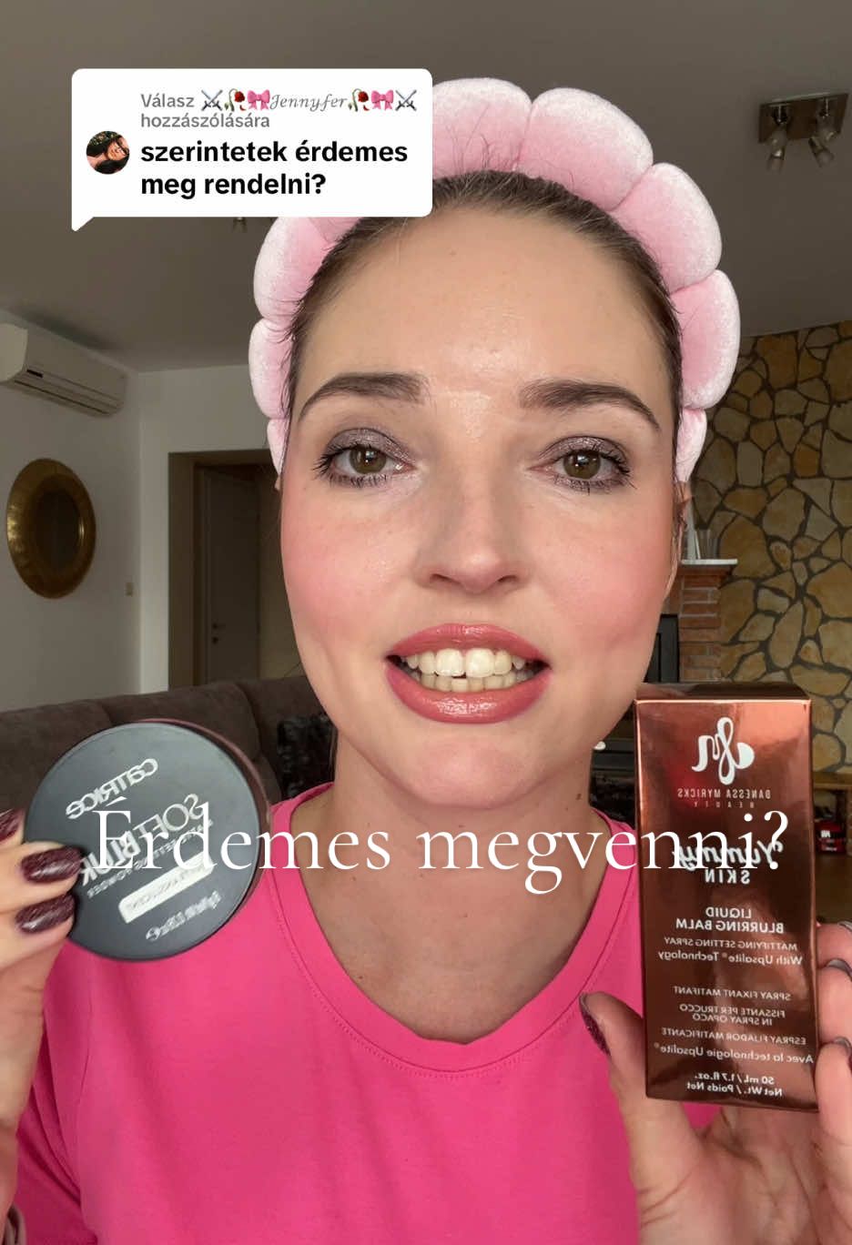Válasz @⚔️🥀🎀𝒥𝑒𝓃𝓃𝓎𝒻𝑒𝓇🥀🎀⚔️ részére Reklám- @cfbeauty.hu A SZIMI10 kóddal akciósan tudjátok megvásárolni. 😘 #cfbeauty #danessamyricks #danessamyricksbeauty #danessamyricksyummyskin #news #tiktoknews #TikTokBeauty #beautytutorial #powder #makeup #makeuphacks 