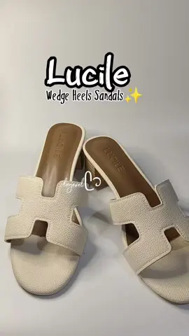 👜Match it with any outfit, anytime. Lightweight, stylish, and oh-so comfy! Must have girlies👡🤎 #womensandals  #lucilesandals  #heels  #leather #wedgesandals 